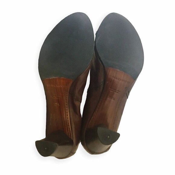 Vintage‎ Y2K Costume National side gore brown booties 38.5 EU - Picture 14 of 14